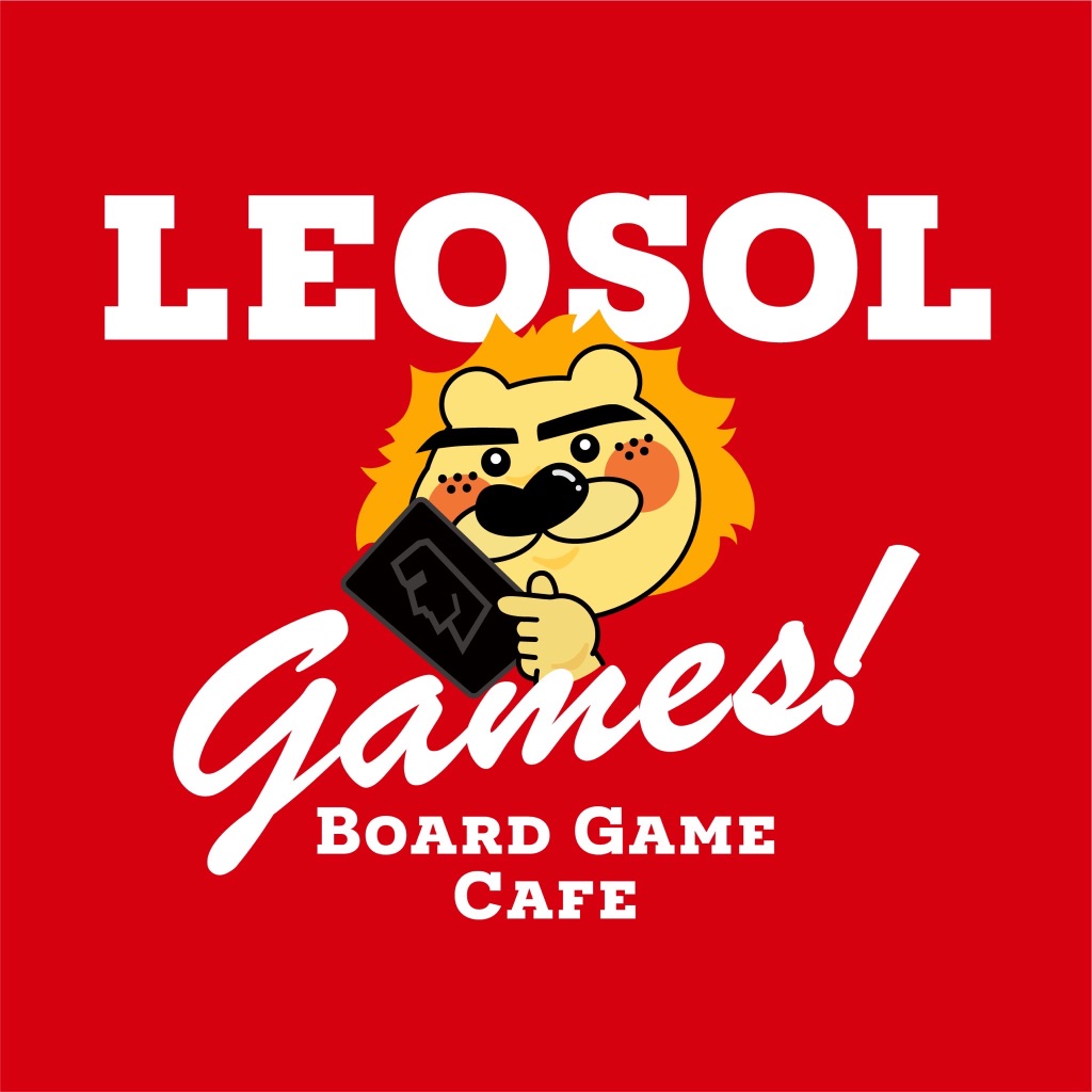 レオソル LEOSOL GAMES ロゴ - 滋賀県大津市のボードゲームカフェ